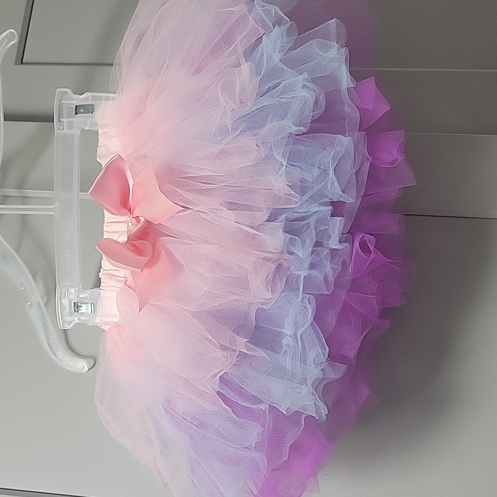 Pastel Tutu Multicolor Skirt for Kids Size 1